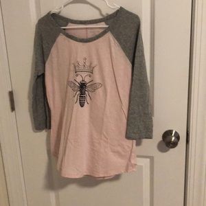 Soft t shirt 3/4 sleeve